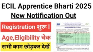 ECIL Apprentice Recruitment 2025