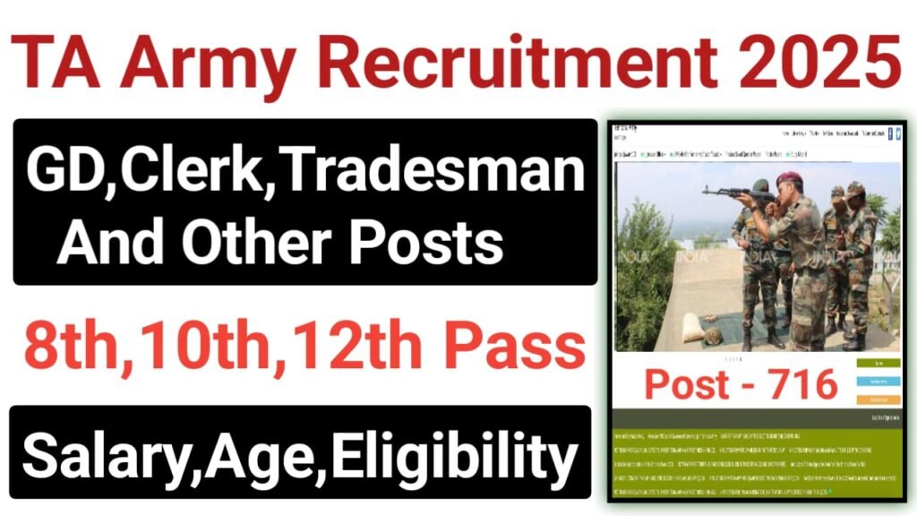TA Army Recruitment 2025