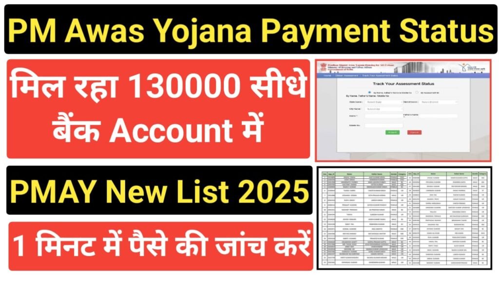 PM Awas Yojana Payment Status Check 2025