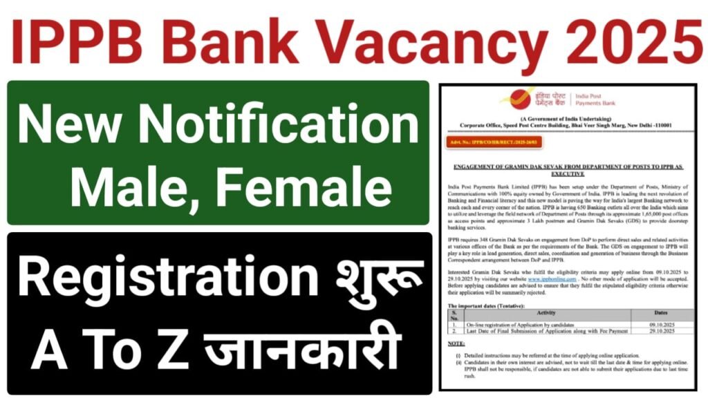 IPPB Executive Recruitment 2025