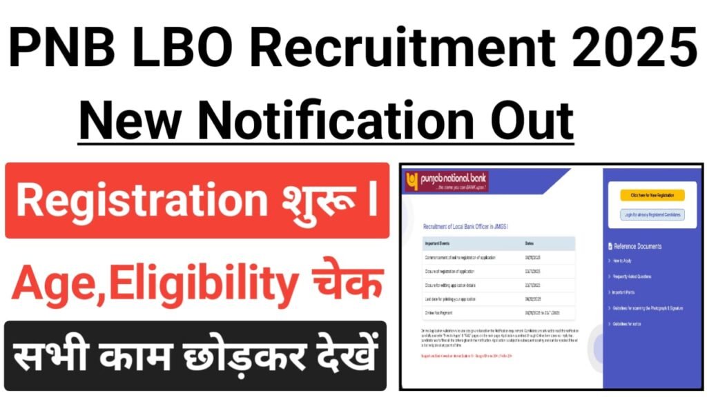 PNB LBO Recruitment 2025