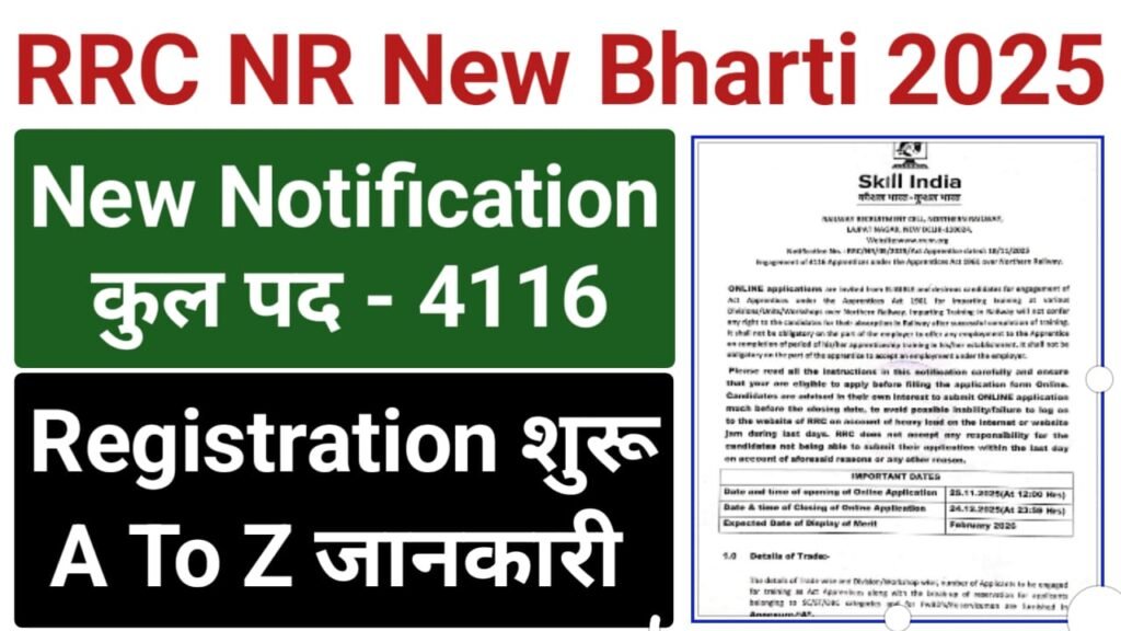 RRC NR Apprentice Recruitment 2025
