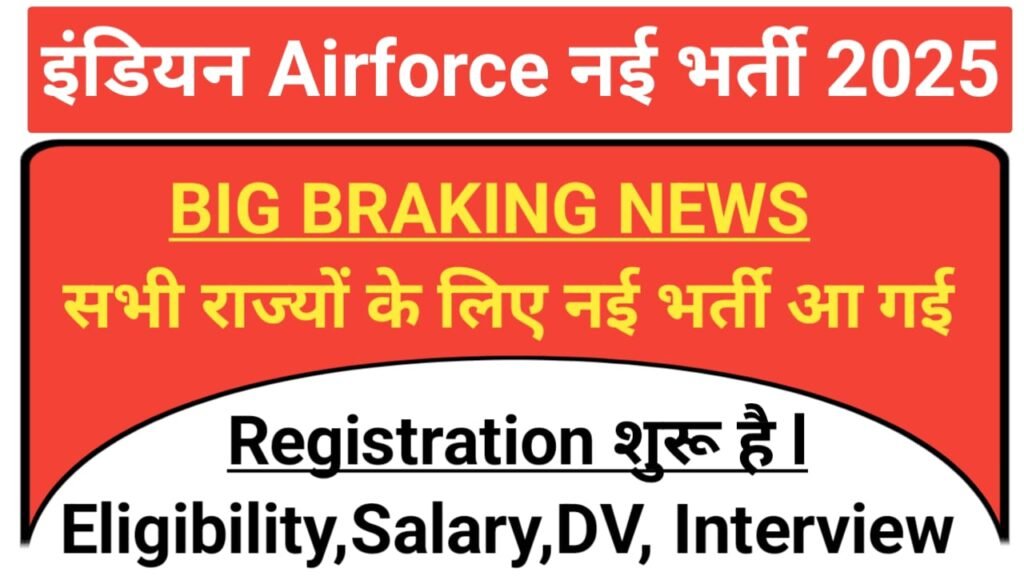 Indian Air Force Apprentice Recruitment 2025