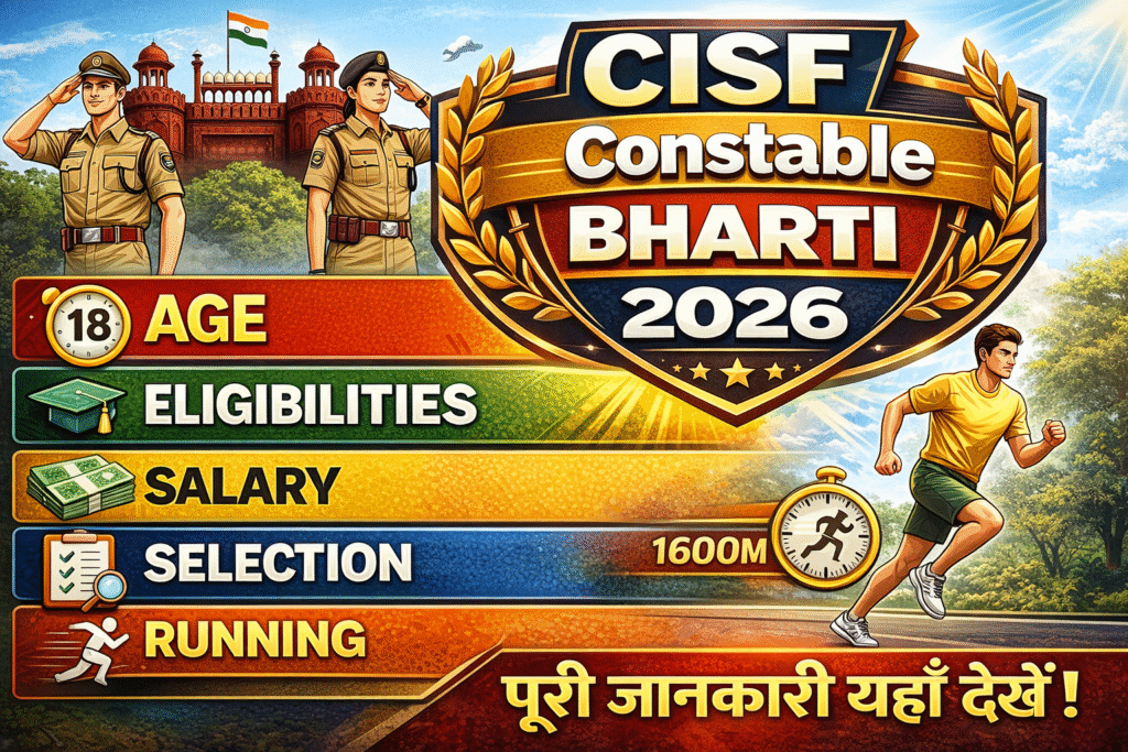 CISF Constable Bharti 2026