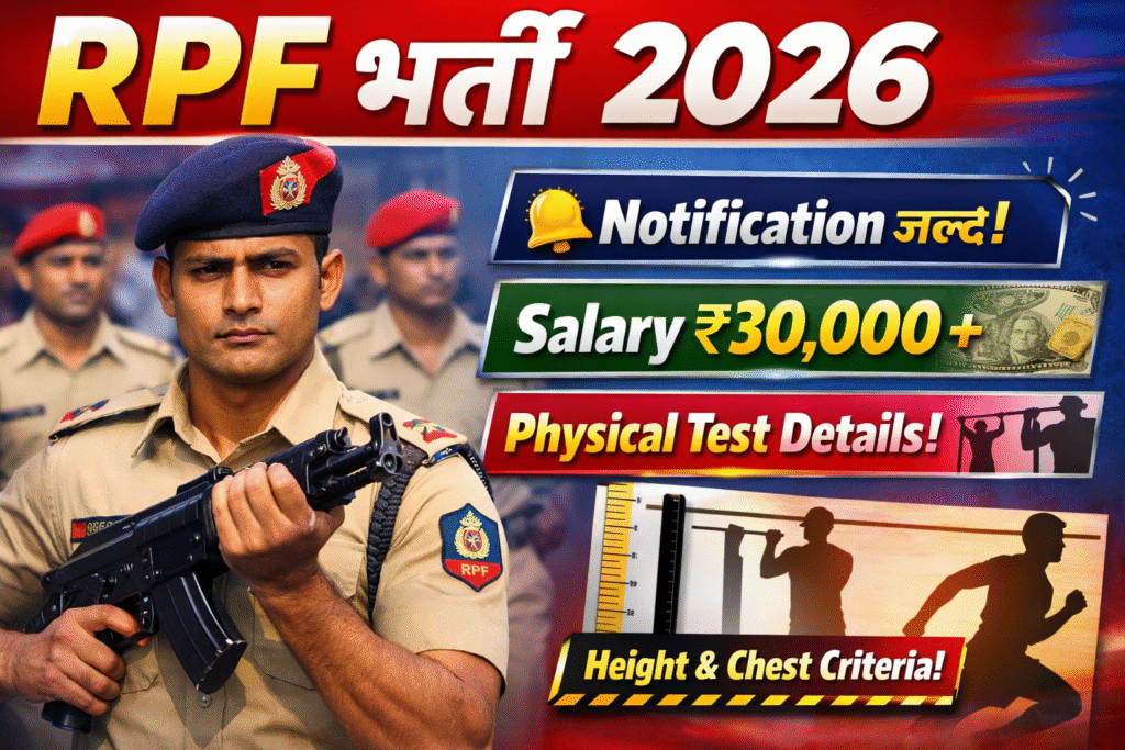 RPF Constable Bharti Notification 2026