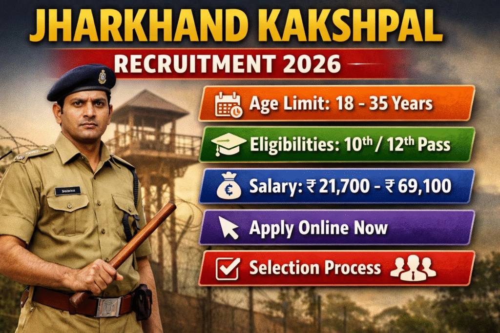 Jharkhand Kakshpal Online Form 2026