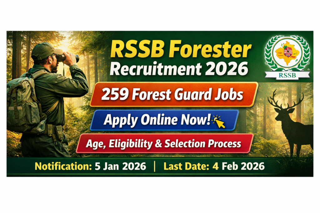RSSB Forester Recruitment 2026