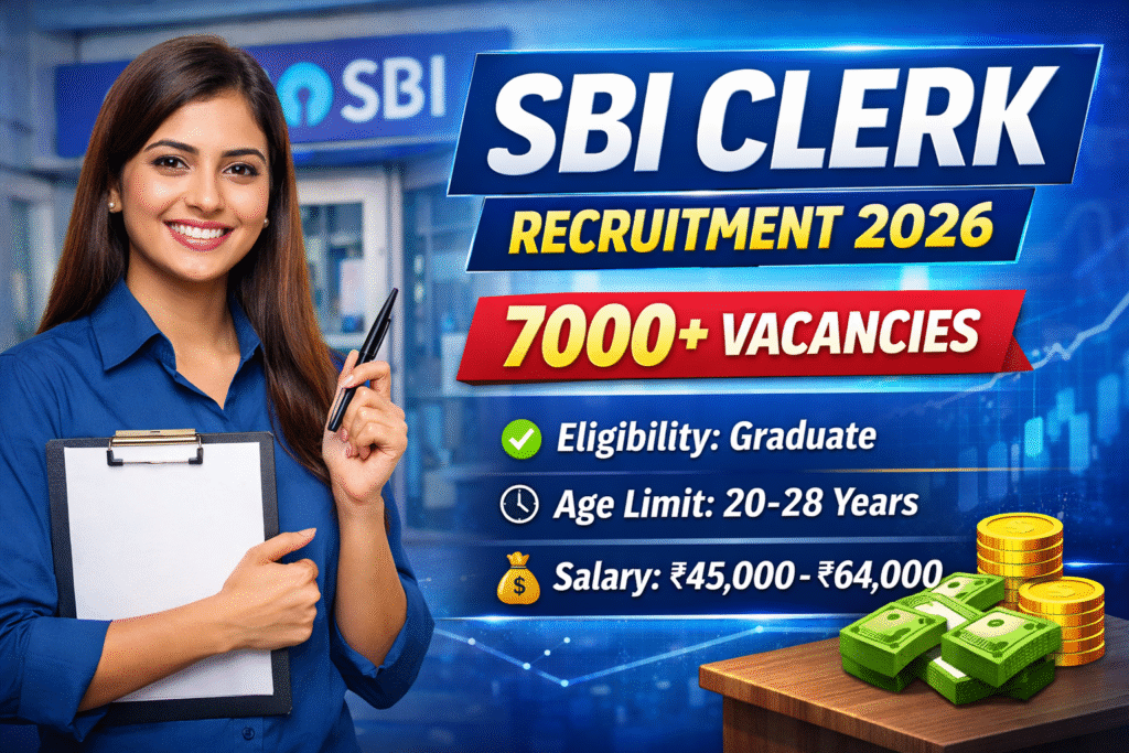 SBI Clerk Bharti 2026