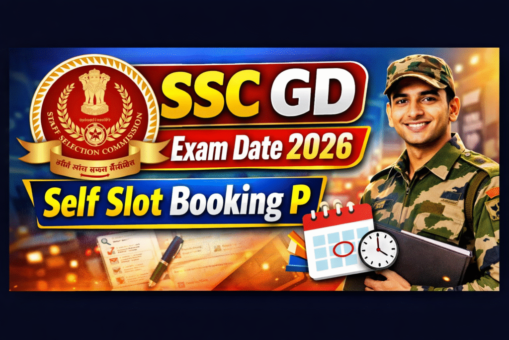 SSC GD Exam Date 2026