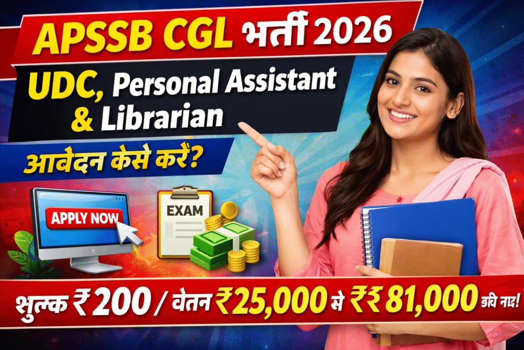 APSSB CGL Recruitment 2026