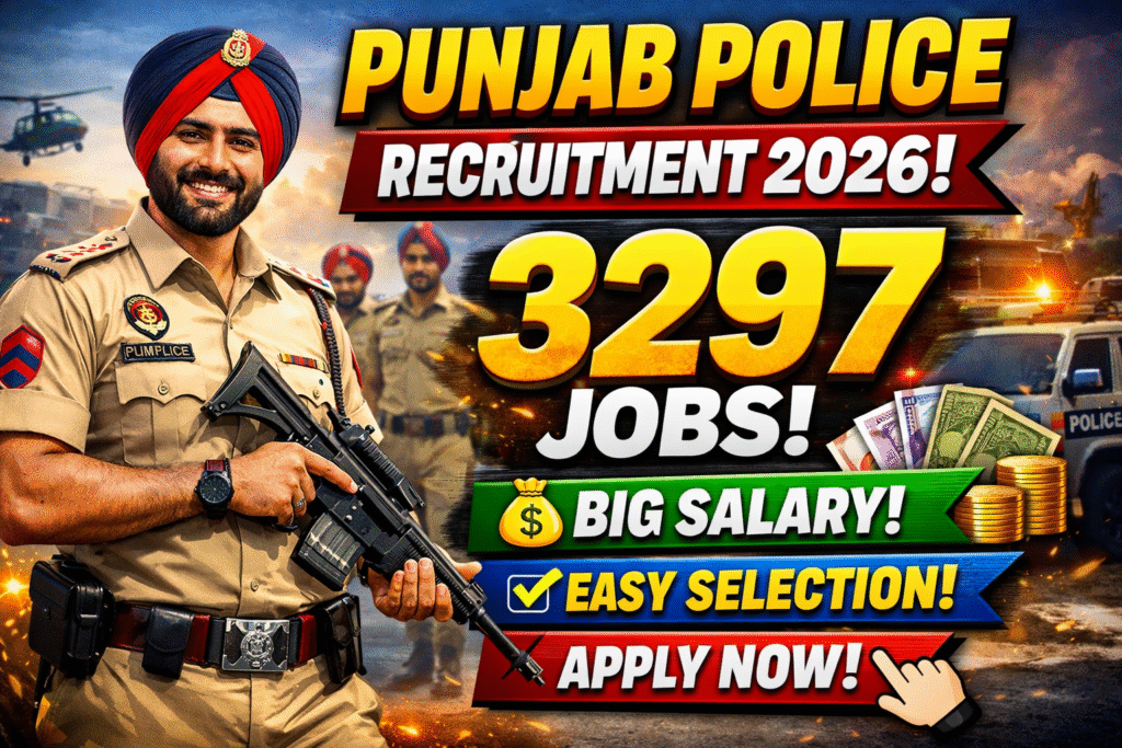 Punjab Police Recruitment 2026