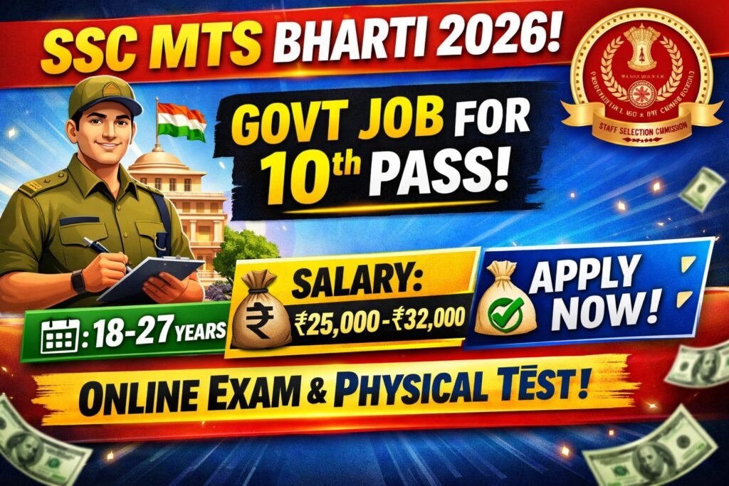 SSC MTS Recruitment 2026