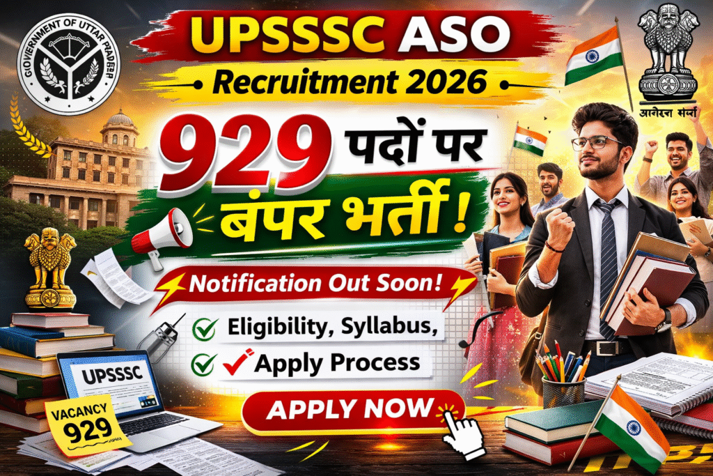 UPSSSC ASO Recruitment 2026