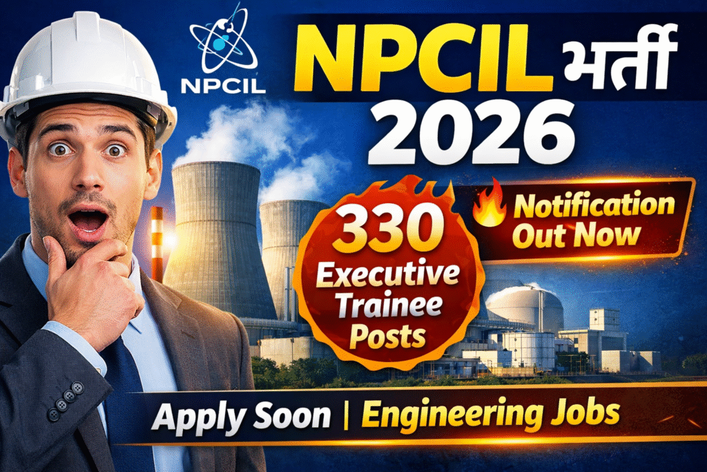 NPCIL Executive Trainee Recruitment 2026