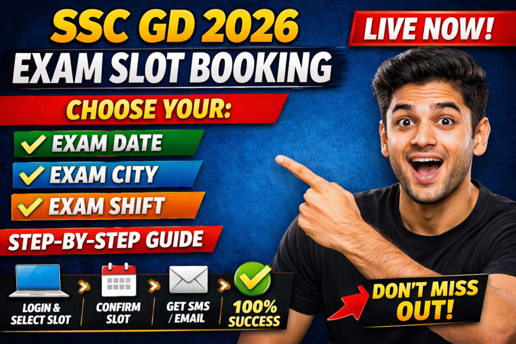 SSC GD Slot Selection 2026