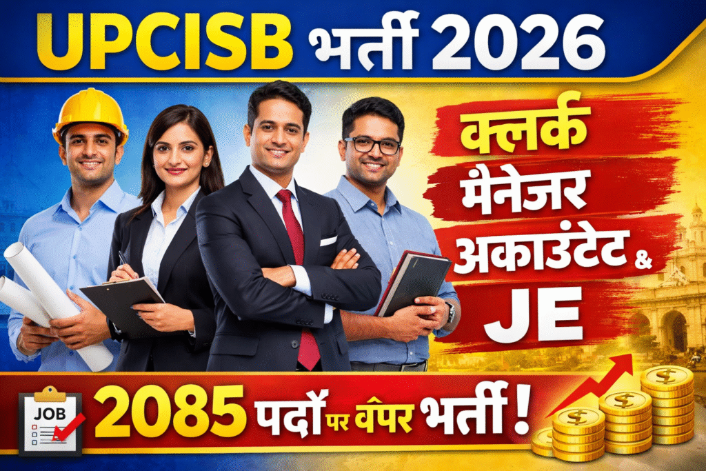 UPCISB Recruitment 2026