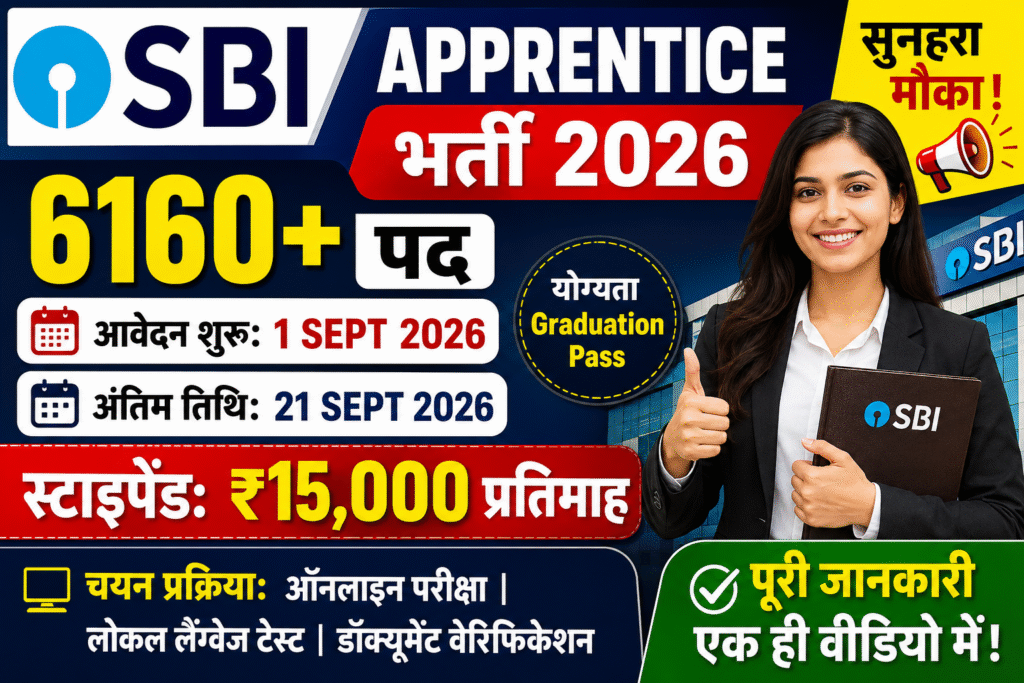 SBI Apprentice Recruitment 2026