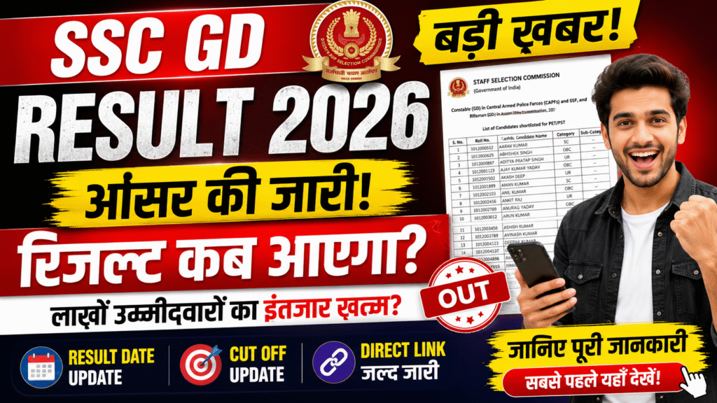 SSC GD Result 2026 Date