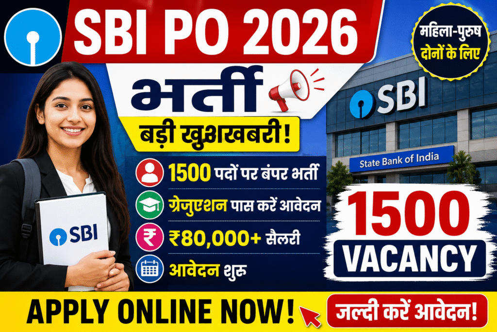 SBI PO Recruitment 2026